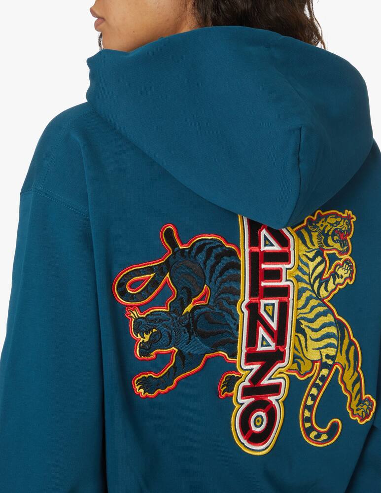 rinascente Kenzo Felpa con cappuccio in cotone - blu