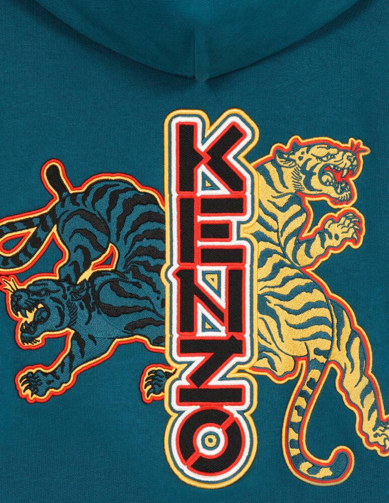 rinascente Kenzo Felpa con cappuccio in cotone - blu