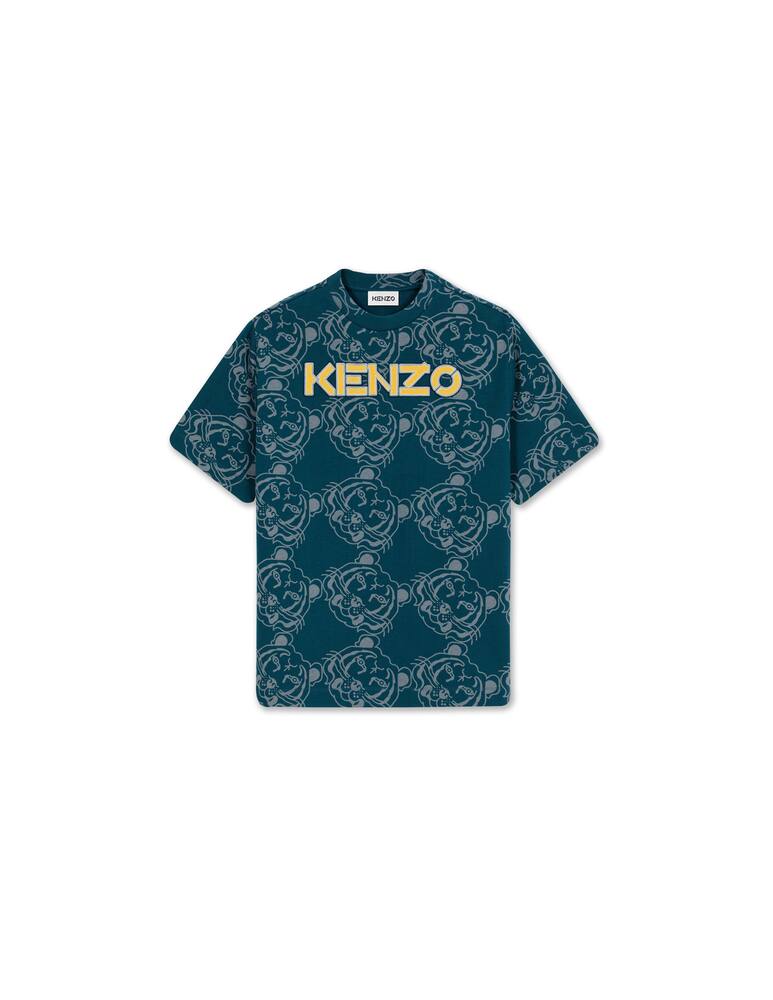 Kenzo T-shirt in cotone - blu - immagine 5 Kenzo T-shirt in cotone - blu - immagine 5