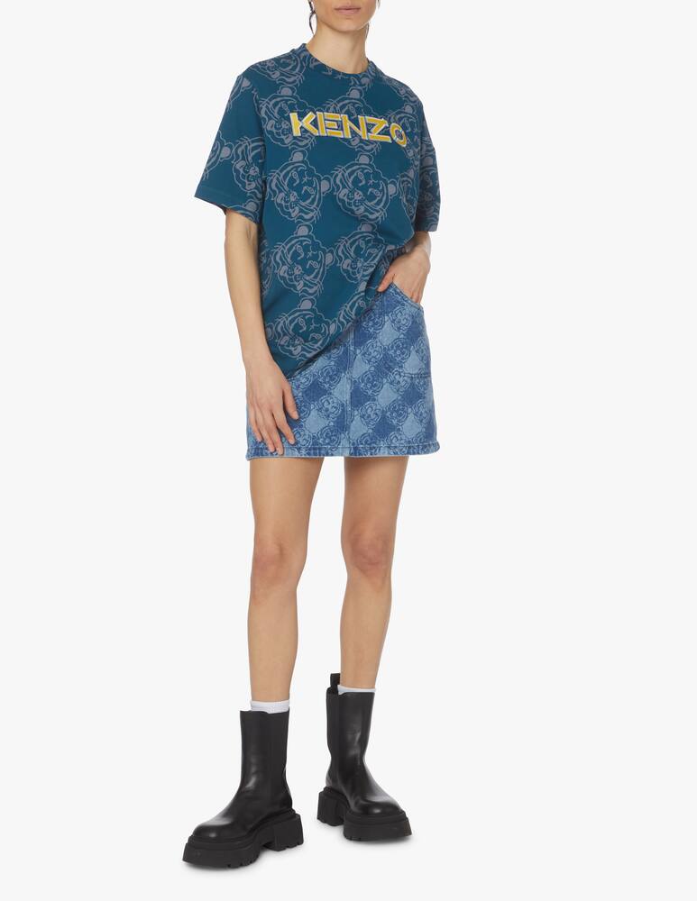 Kenzo T-shirt in cotone - blu - immagine 2 Kenzo T-shirt in cotone - blu - immagine 2