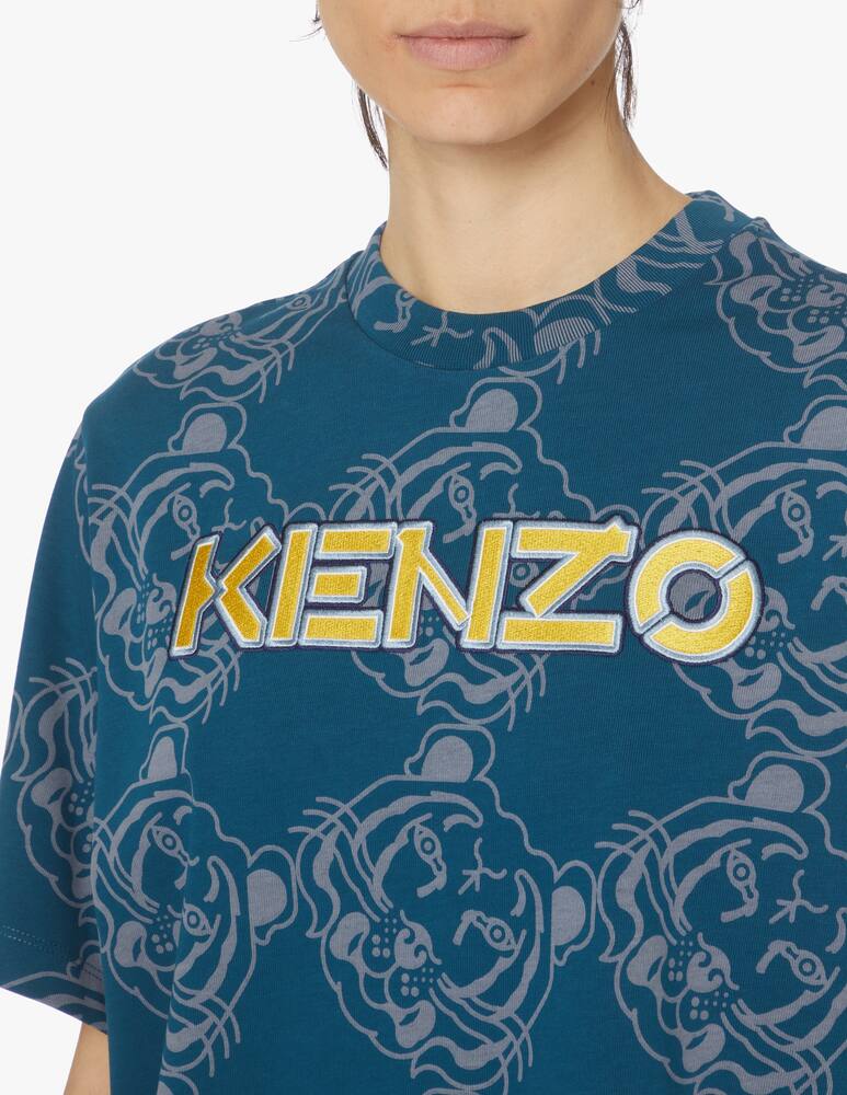 Kenzo T-shirt in cotone - blu - immagine 4 Kenzo T-shirt in cotone - blu - immagine 4