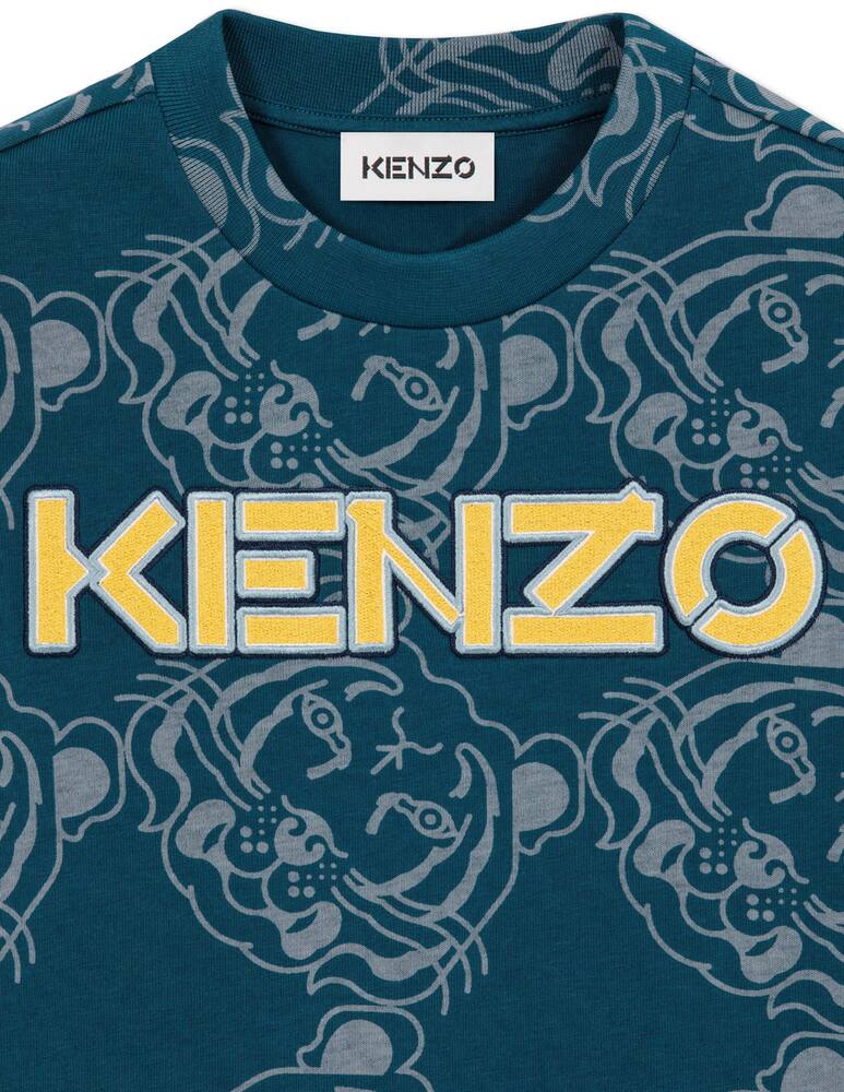 Kenzo T-shirt in cotone - blu - immagine 7 Kenzo T-shirt in cotone - blu - immagine 7