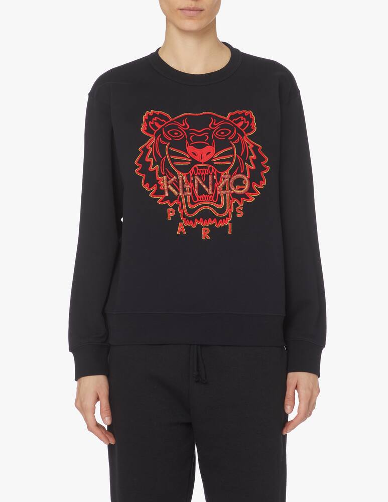 rinascente Kenzo Felpa girocollo in cotone - nero