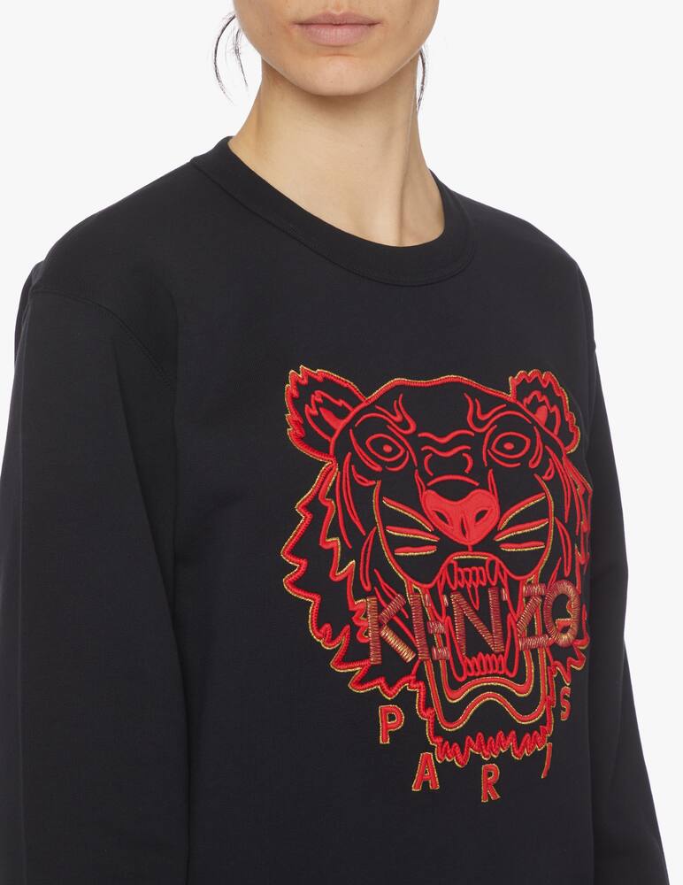 rinascente Kenzo Felpa girocollo in cotone - nero