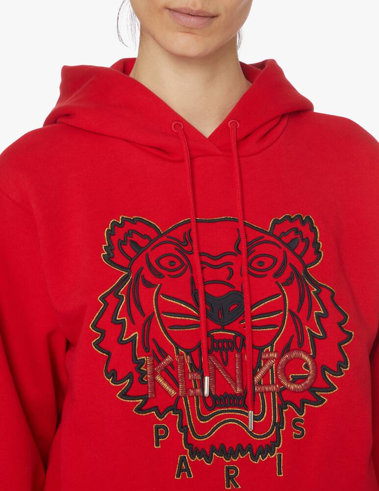 rinascente Kenzo Cotton hoodie - red