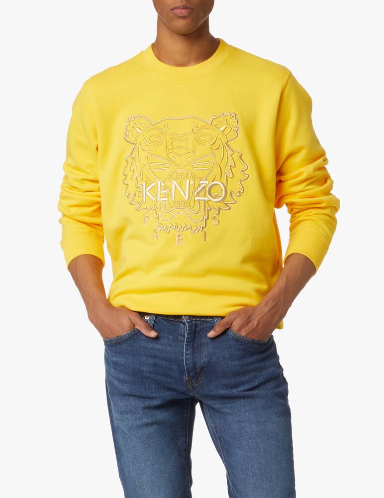 Kenzo Felpa eye of the tiger - giallo - immagine 1 Kenzo Felpa eye of the tiger - giallo - immagine 1