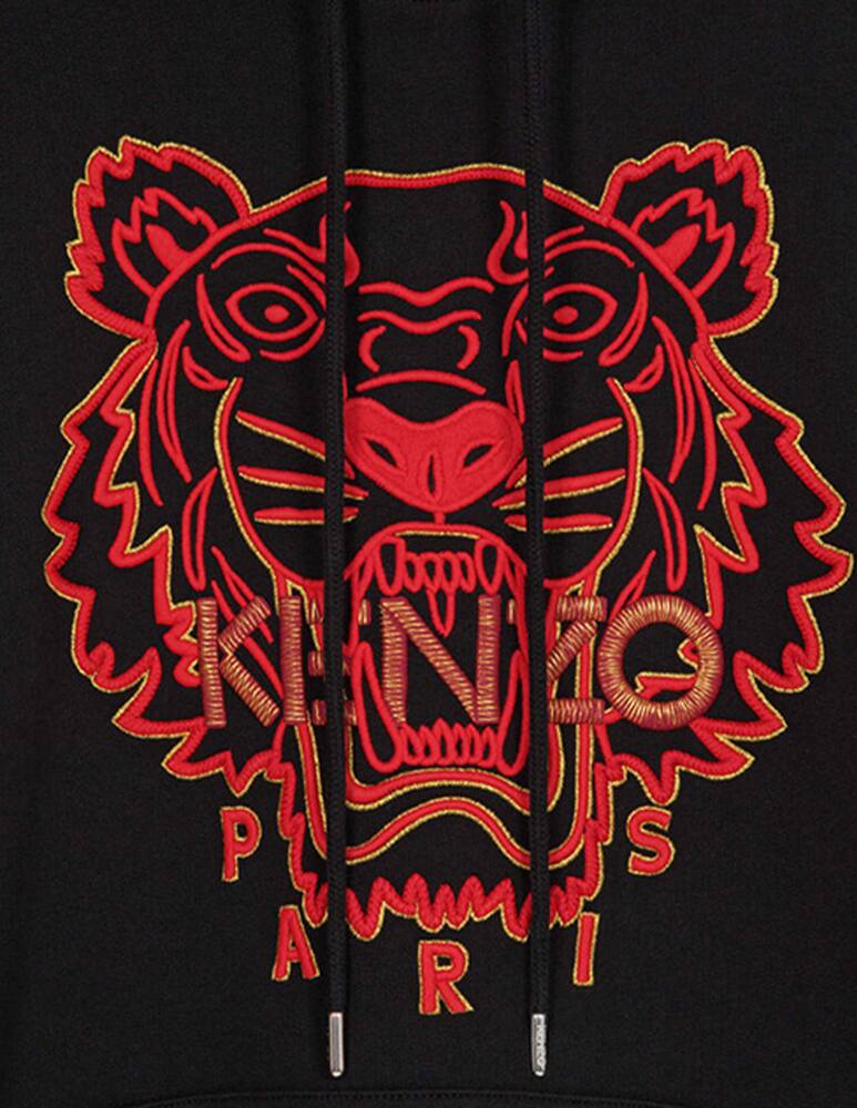 rinascente Kenzo Hoodie eye of the tiger - black