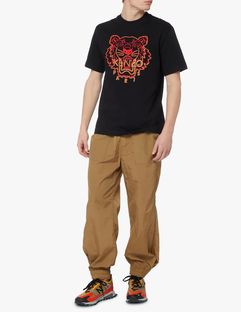 rinascente Kenzo T-shirt relaxed eye of the tiger - black