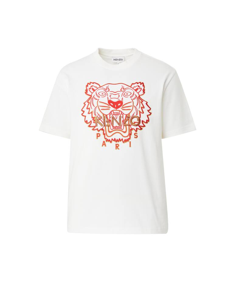 rinascente Kenzo Maglietta relaxed eye of the tiger - bianco