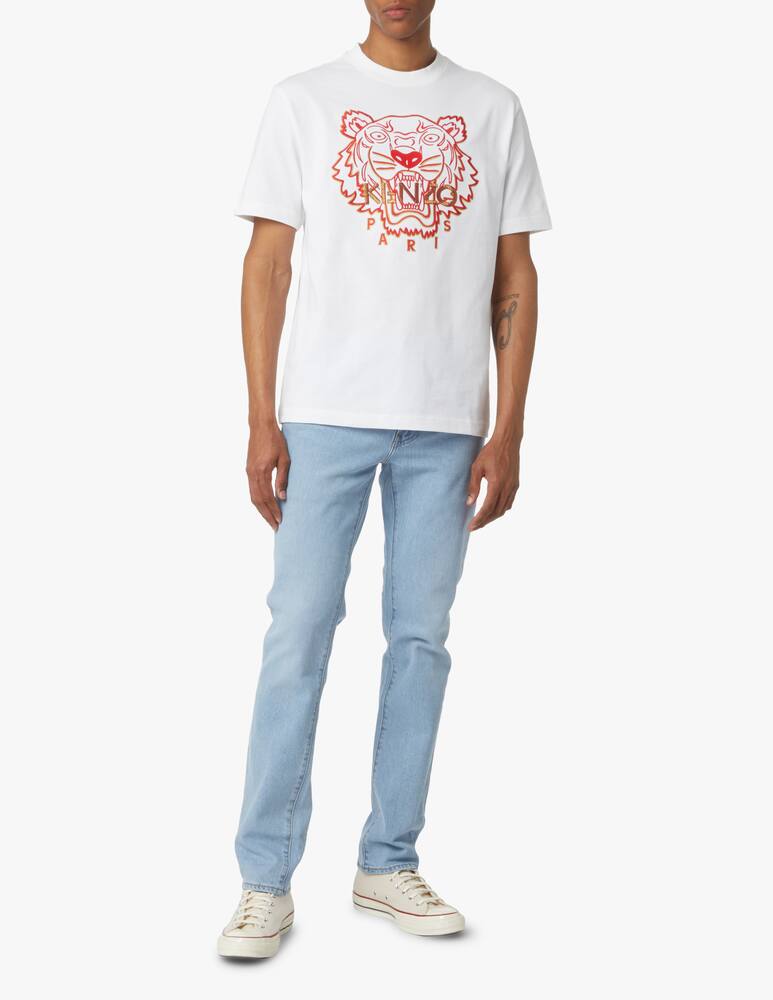 rinascente Kenzo Maglietta relaxed eye of the tiger - bianco