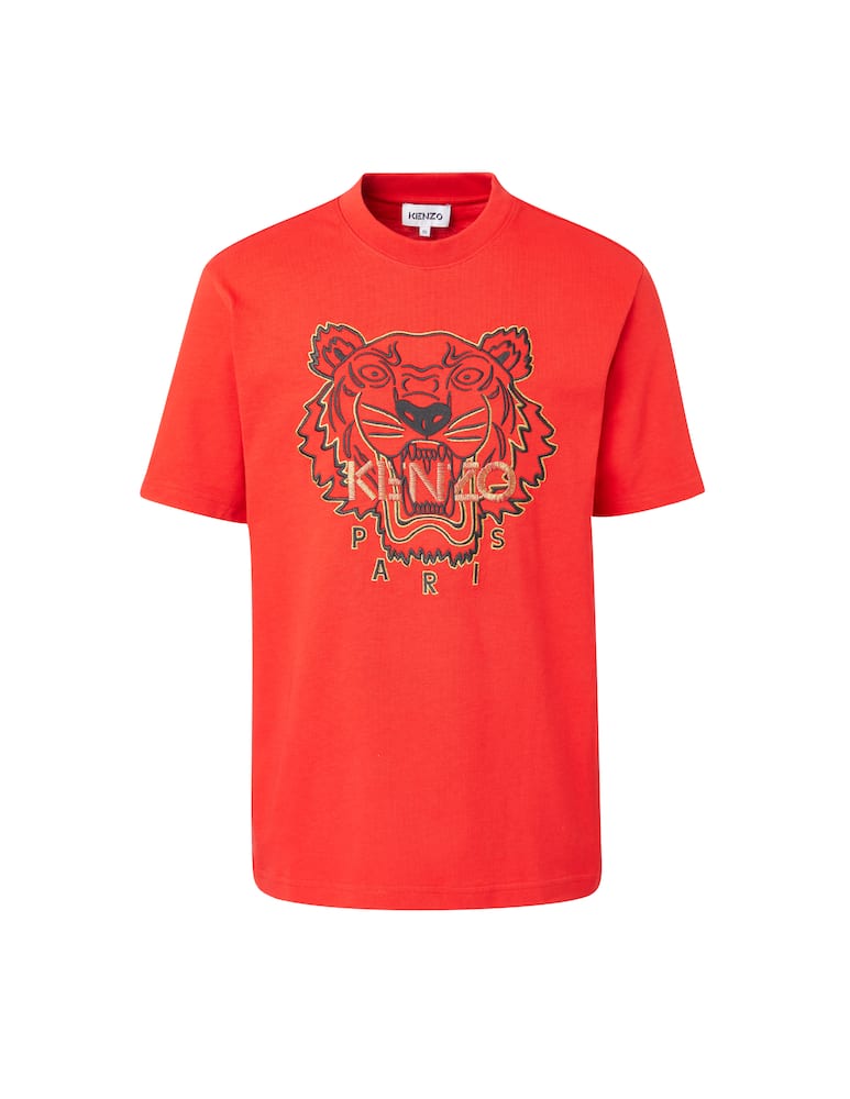 rinascente Kenzo T-shirt relaxed eye of the tiger - red