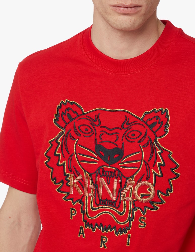 rinascente Kenzo T-shirt relaxed eye of the tiger - red