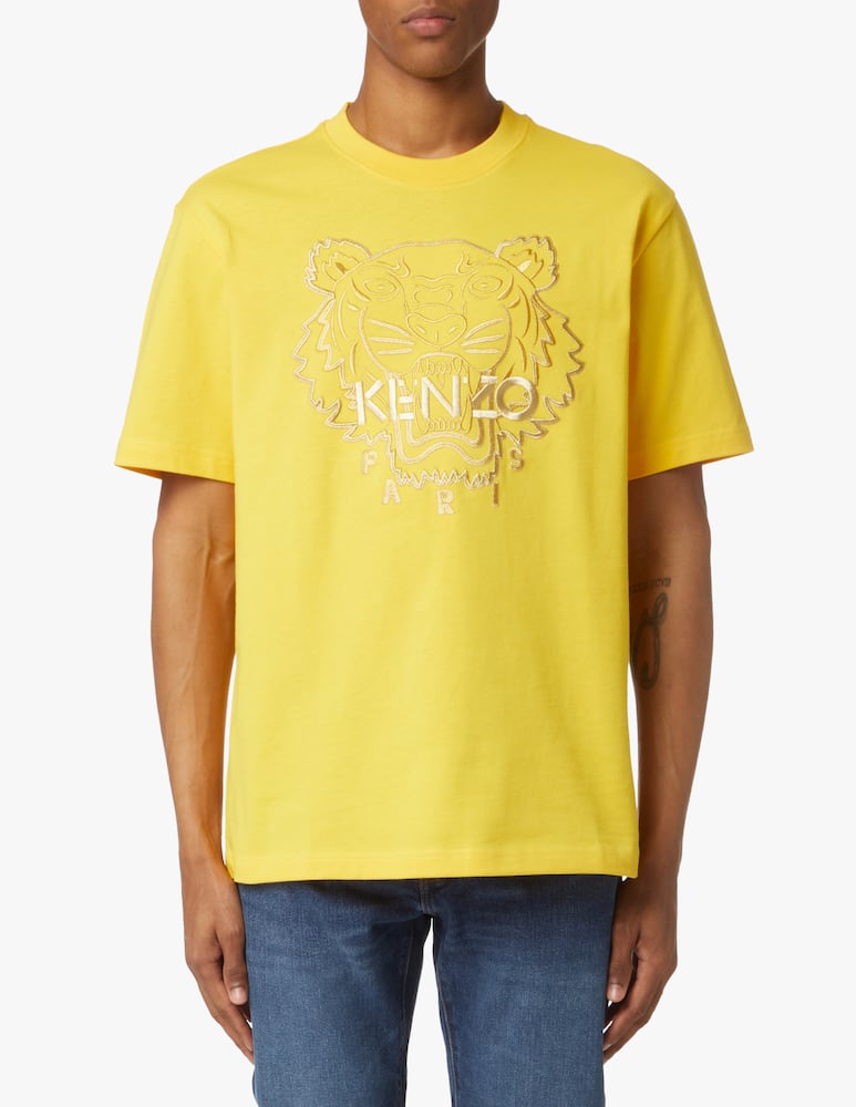 Kenzo Maglietta relaxed eye of the tiger - giallo - immagine 1 Kenzo Maglietta relaxed eye of the tiger - giallo - immagine 1