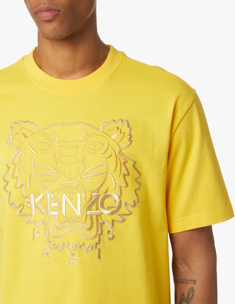 rinascente Kenzo T-shirt relaxed eye of the tiger - yellow