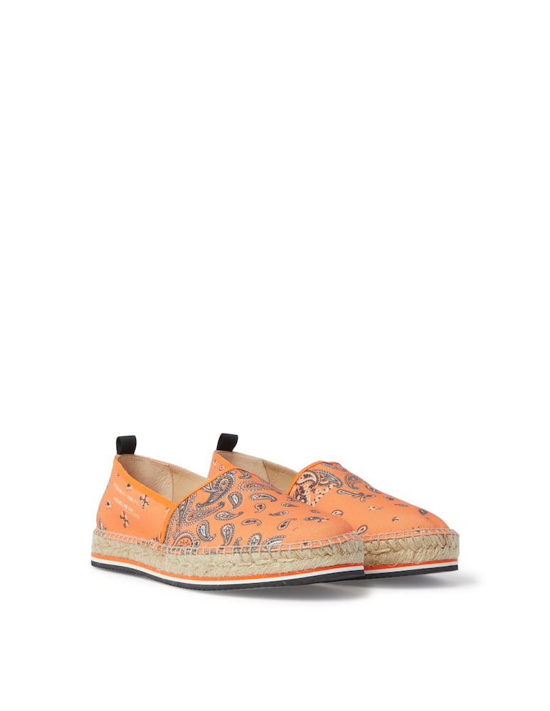 Kenzo Espadrillas slip on bandana - arancione - immagine 2 Kenzo Espadrillas slip on bandana - arancione - immagine 2