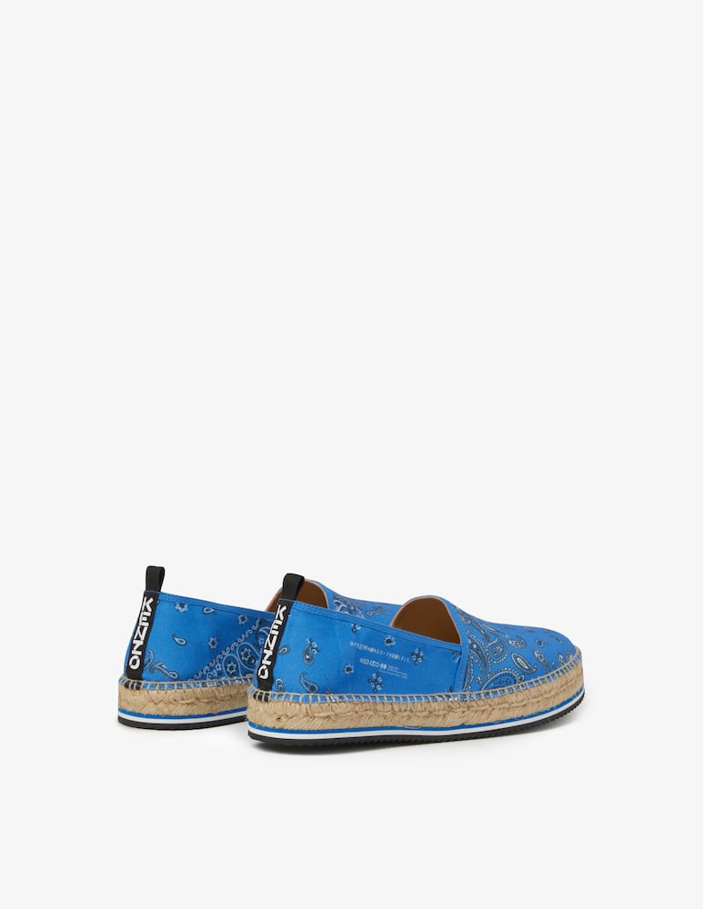 rinascente Kenzo Espadrillas slip on bandana - blu