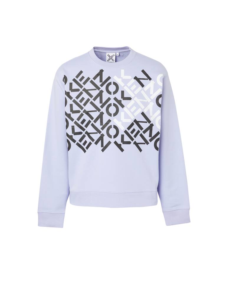 rinascente Kenzo Felpa con cappuccio multi logo kenzo sport - viola