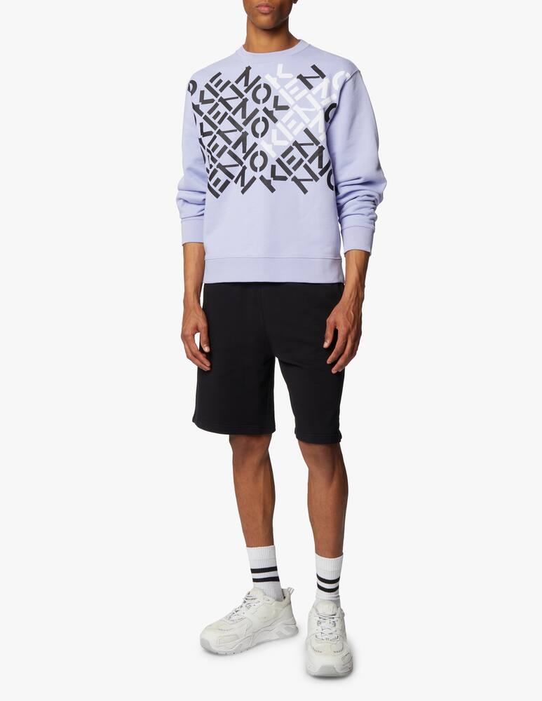 rinascente Kenzo Felpa con cappuccio multi logo kenzo sport - viola