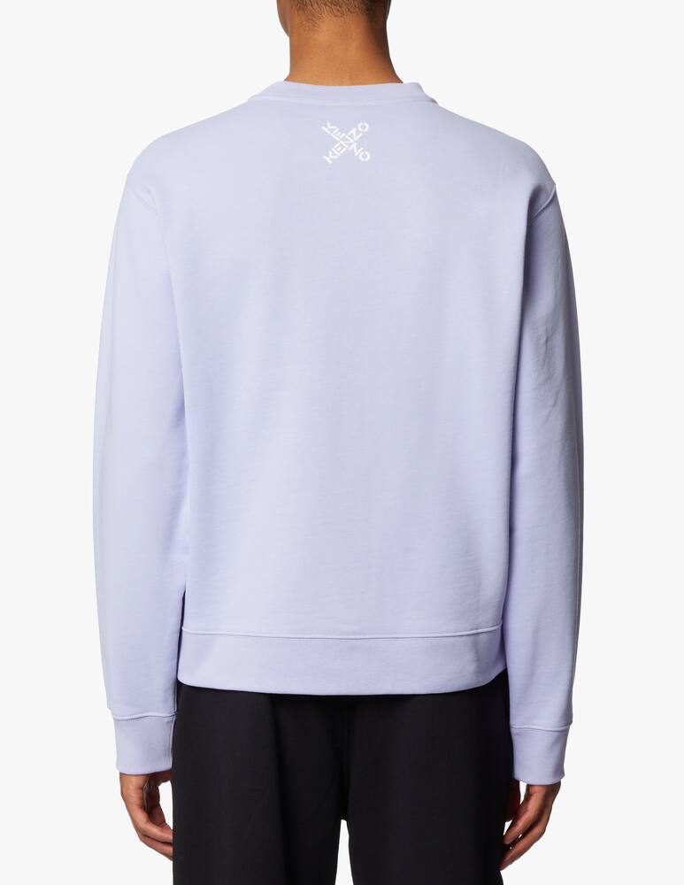 rinascente Kenzo Felpa con cappuccio multi logo kenzo sport - viola