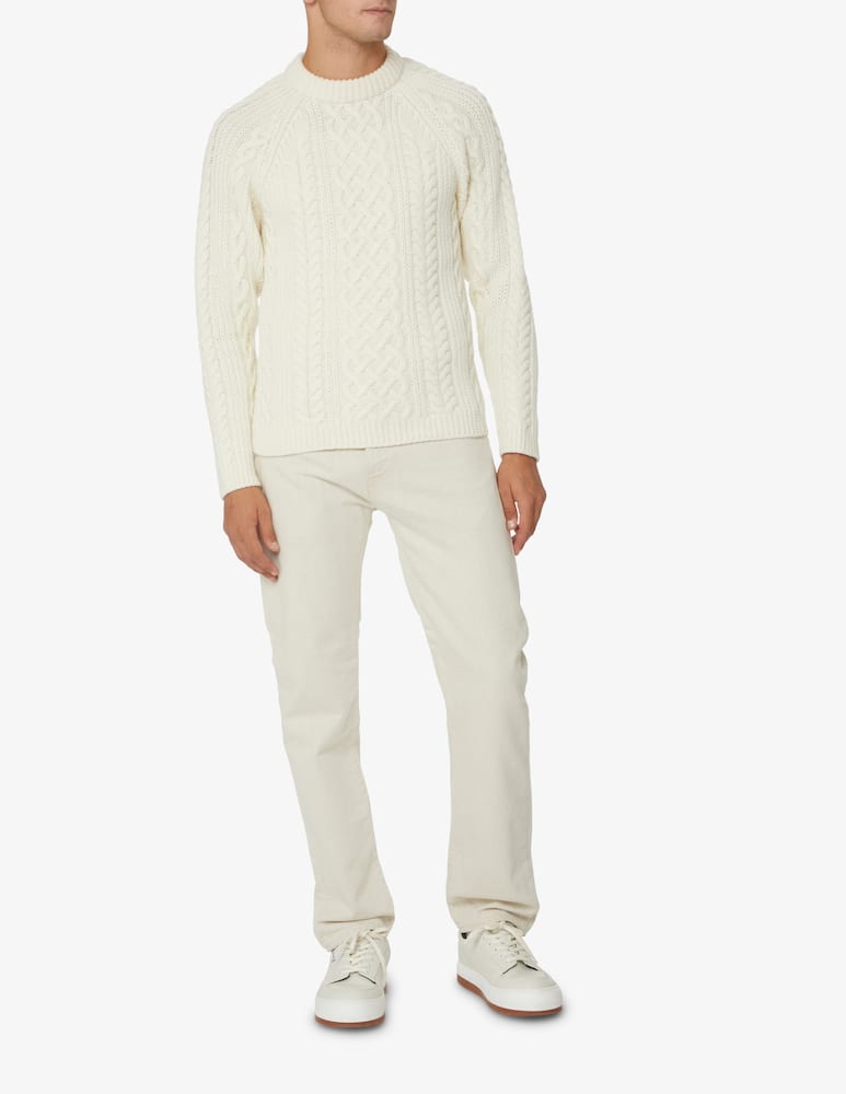 rinascente Kenzo Wool knit logo tag - White