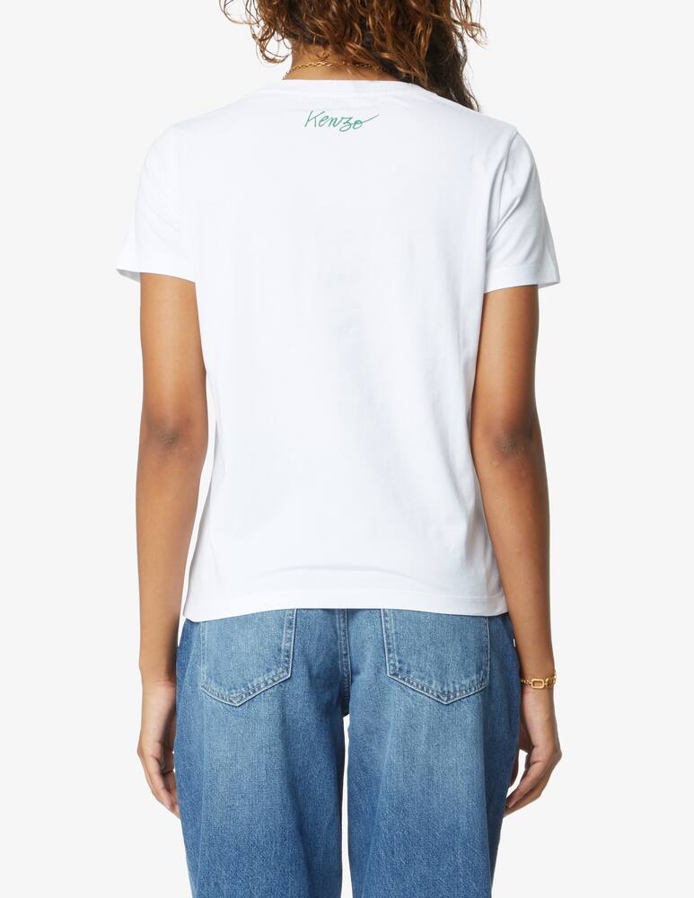 Kenzo T-shirt poppy front - White - picture 3 Kenzo T-shirt poppy front - White - picture 3