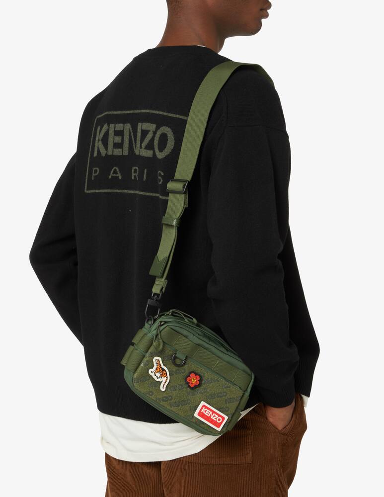 rinascente Kenzo Crossbody nylon canvas patch - Green