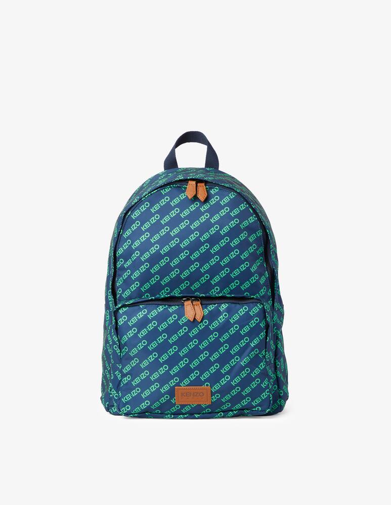 rinascente Kenzo Backpack monogram nylon - Light blue