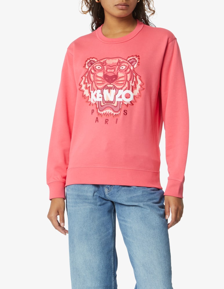 Kenzo Felpa girocollo Tiger - Rosa - immagine 1 Kenzo Felpa girocollo Tiger - Rosa - immagine 1