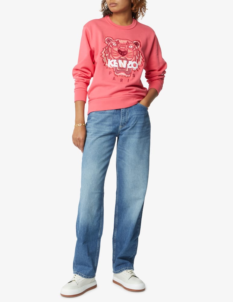 Kenzo Felpa girocollo Tiger - Rosa - immagine 2 Kenzo Felpa girocollo Tiger - Rosa - immagine 2