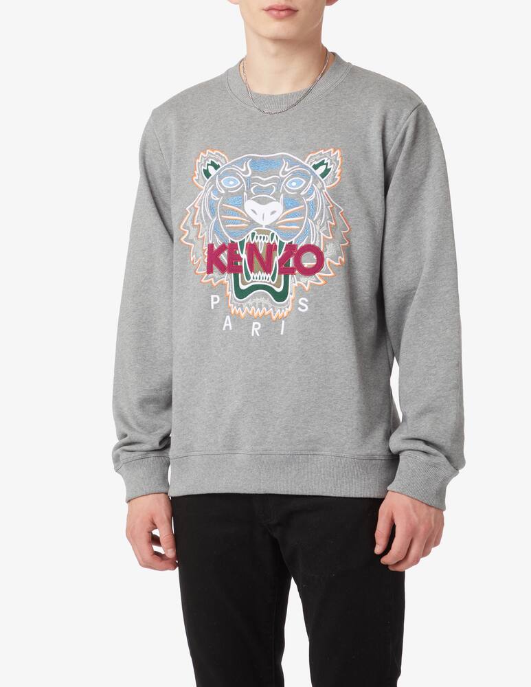 Kenzo Icon tiger roundneck sweatshirt - Grey - picture 1 Kenzo Icon tiger roundneck sweatshirt - Grey - picture 1