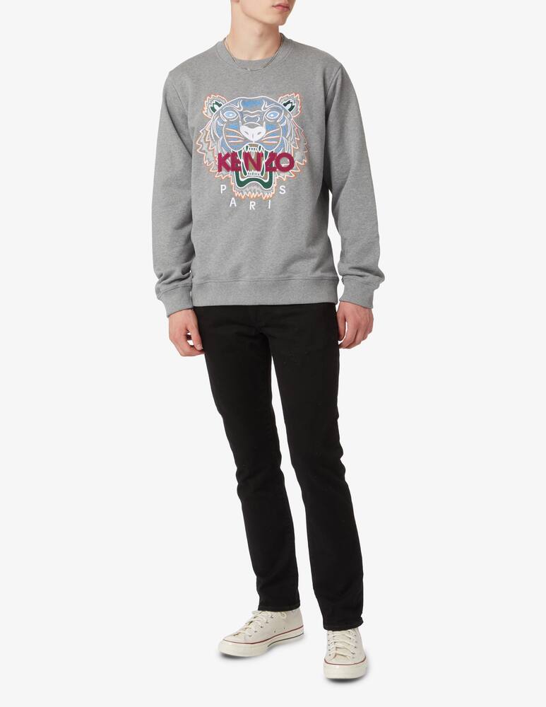 Kenzo Icon tiger roundneck sweatshirt - Grey - picture 2 Kenzo Icon tiger roundneck sweatshirt - Grey - picture 2