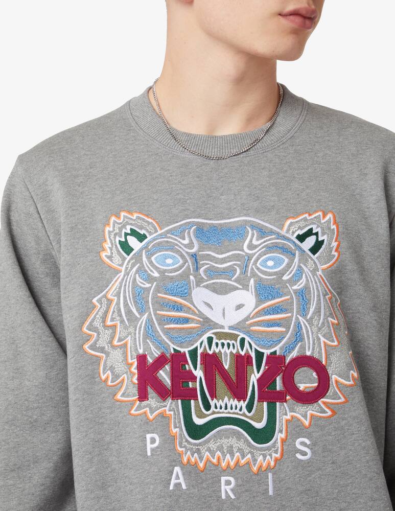 Kenzo Icon tiger roundneck sweatshirt - Grey - picture 4 Kenzo Icon tiger roundneck sweatshirt - Grey - picture 4