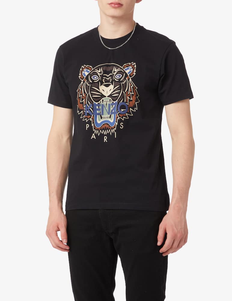 Kenzo Maglietta girocollo tigre mono icon - Nero - immagine 1 Kenzo Maglietta girocollo tigre mono icon - Nero - immagine 1