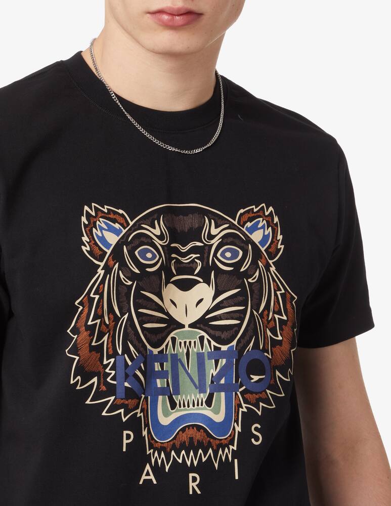 rinascente Kenzo Tiger icon mono t-shirt - Black