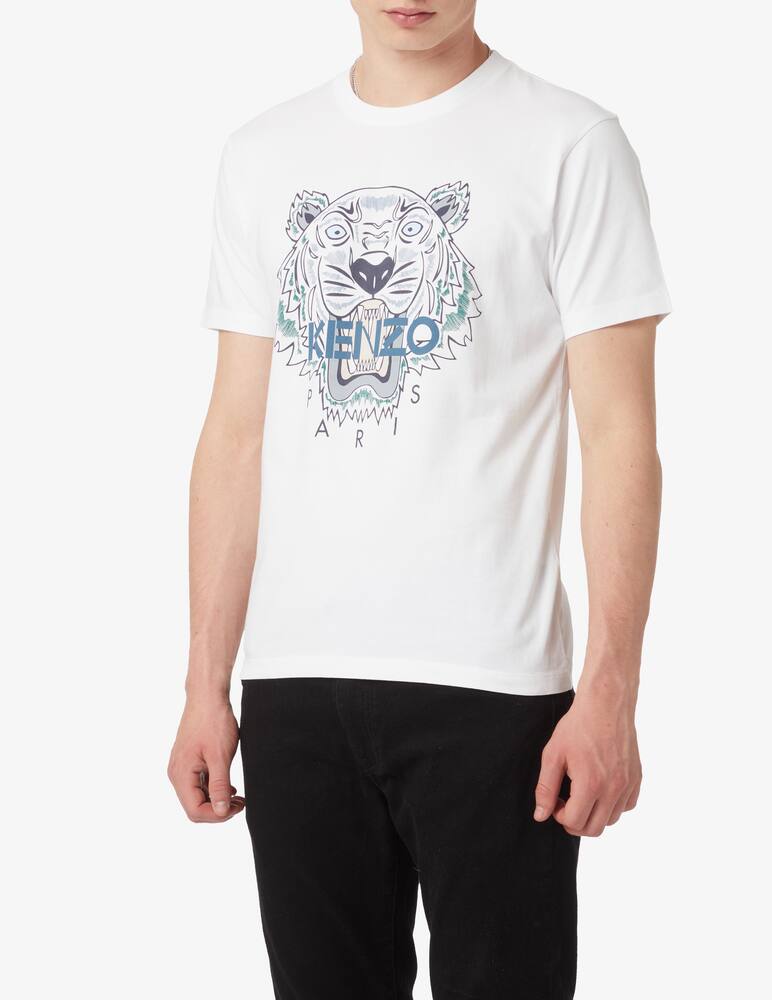 Kenzo Tiger icon mono t-shirt - White - picture 1 Kenzo Tiger icon mono t-shirt - White - picture 1