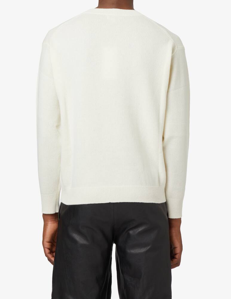 rinascente Kenzo Wool jumper with flower - White