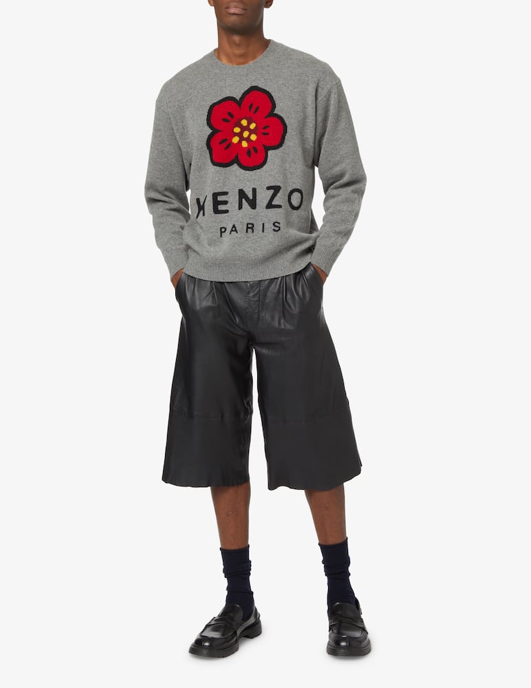 rinascente Kenzo Wool jumper with flower - Grey