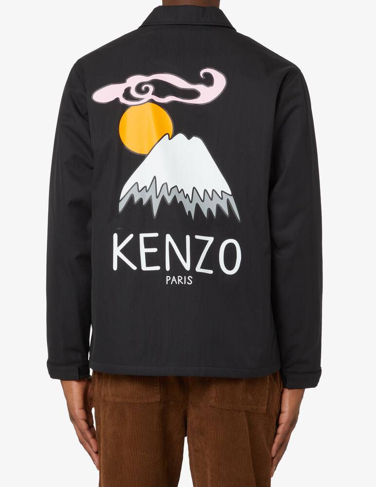 rinascente Kenzo Workwear jacket with printed back - Black
