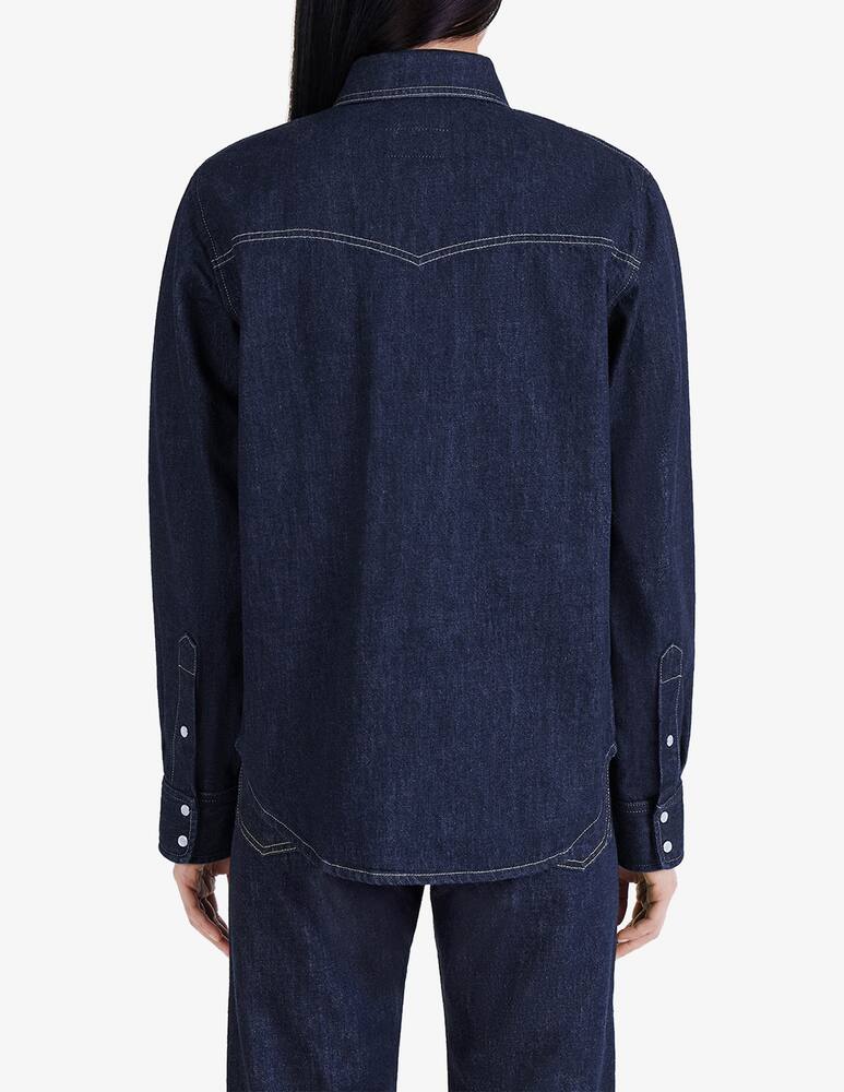 rinascente Kenzo Shirt in denim pocket in front - Blue