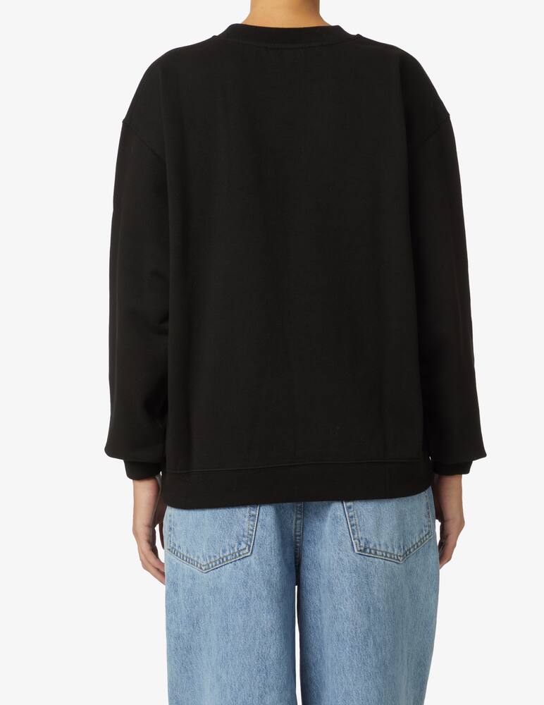 rinascente Kenzo Felpa girocollo in cotone Frame - Nero