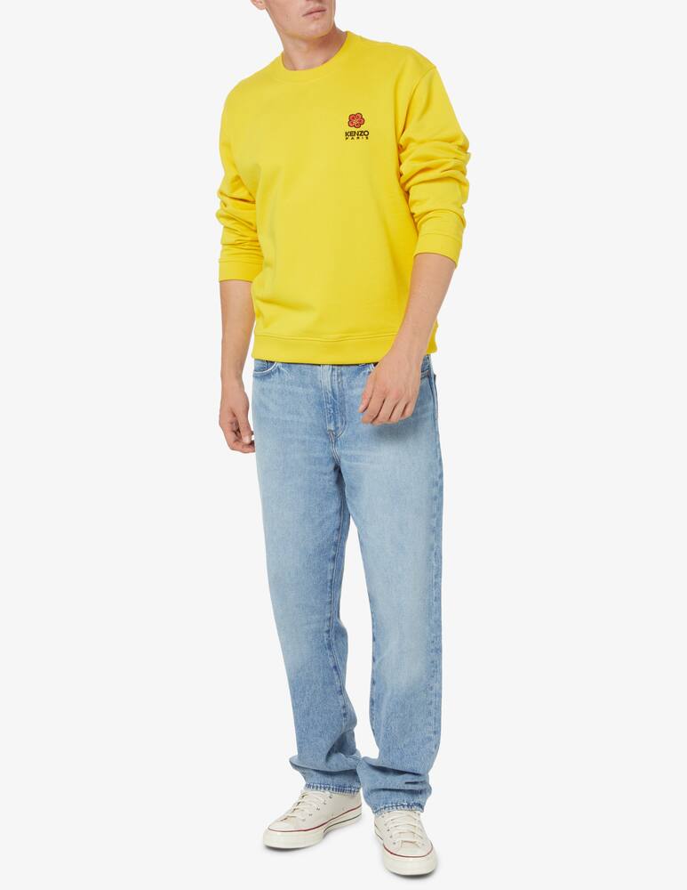rinascente Kenzo Felpa girocollo con fiore piccolo - Giallo