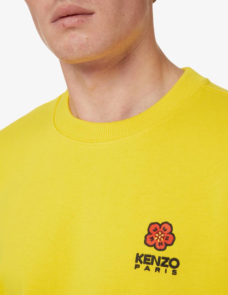 rinascente Kenzo Felpa girocollo con fiore piccolo - Giallo