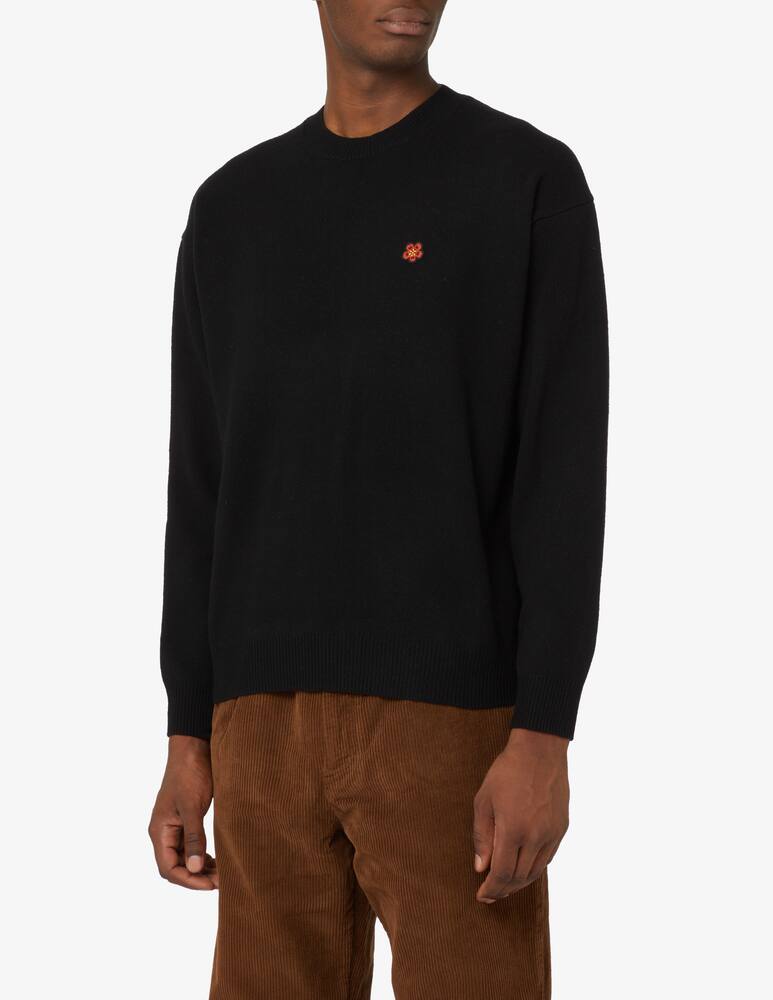 Kenzo Wool jumper with logo on the back - Black - picture 1 Kenzo Wool jumper with logo on the back - Black - picture 1