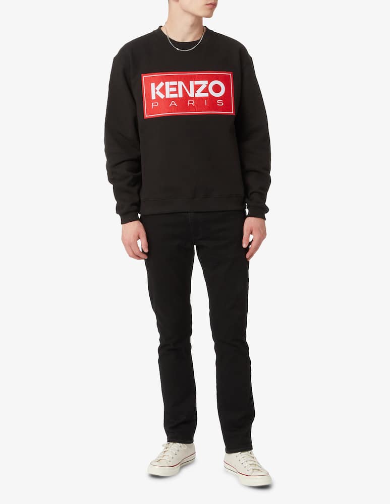 rinascente Kenzo Felpa girocollo logo frontale - Nero