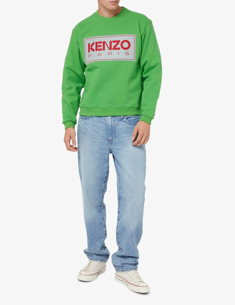 rinascente Kenzo Felpa girocollo logo frontale - Verde