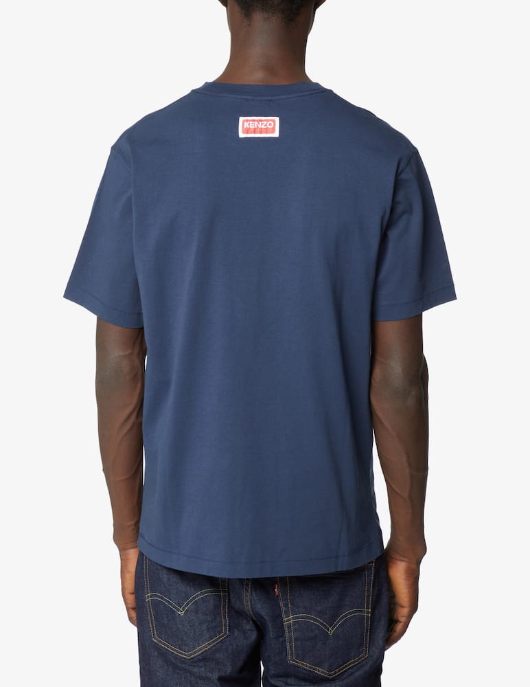 rinascente Kenzo Maglietta logo fiore grande - Blu