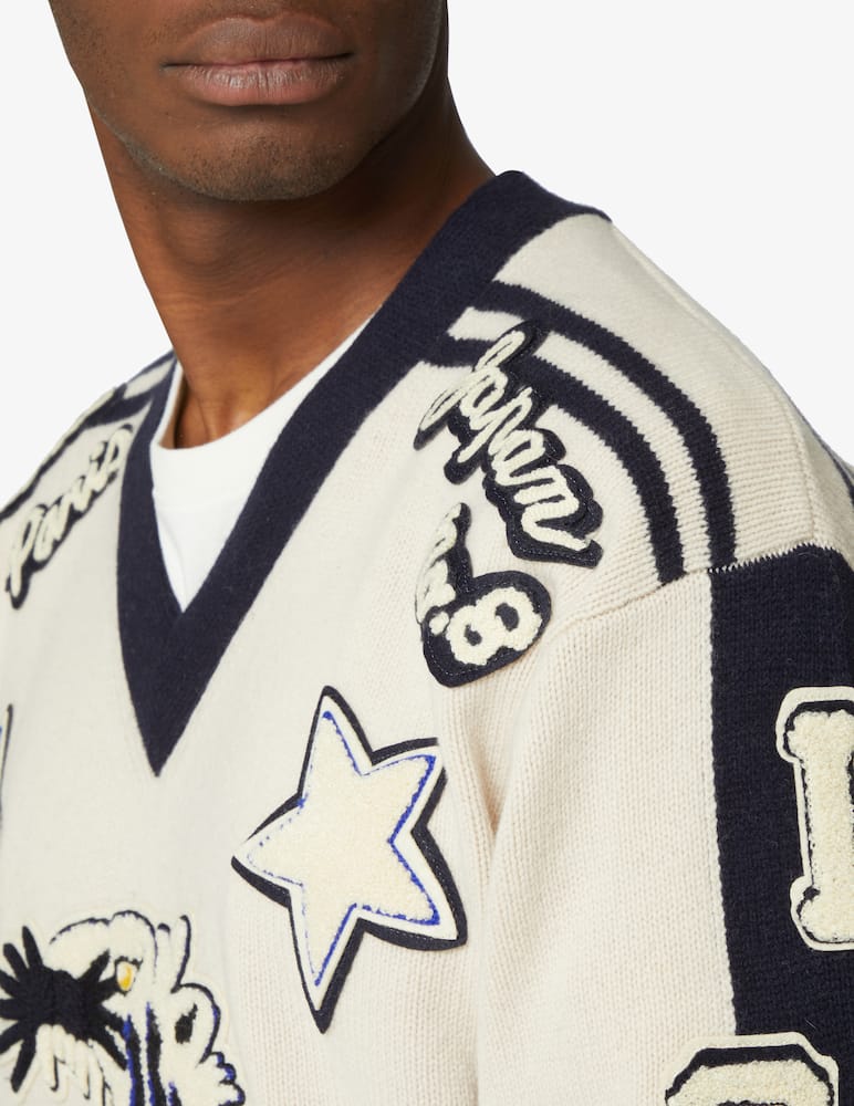 rinascente Kenzo Wool tiger jumper - White