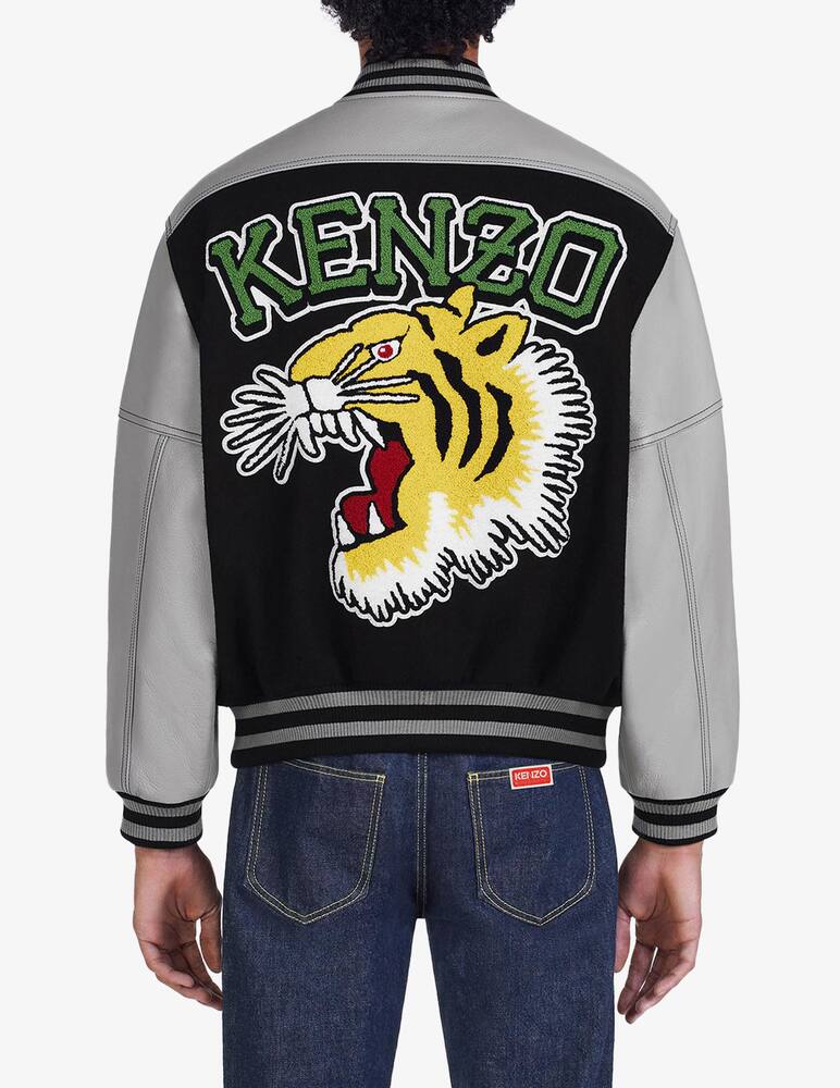 rinascente Kenzo 1970 back tiger varsity jacket - Black