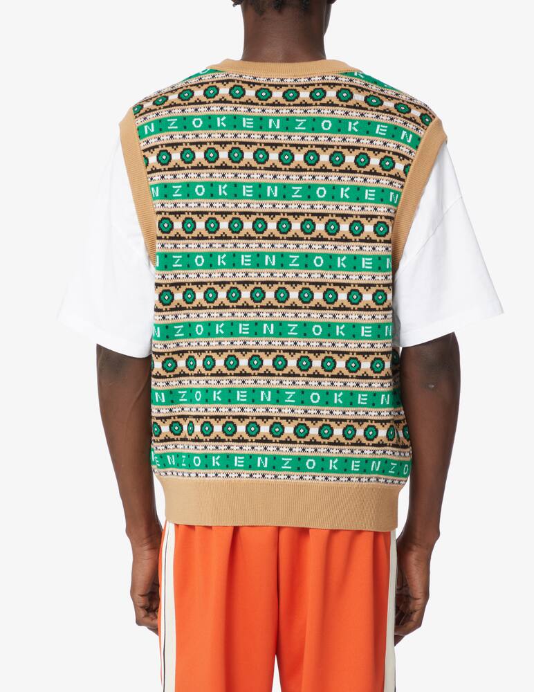 rinascente Kenzo Wool vest with logo - Multi