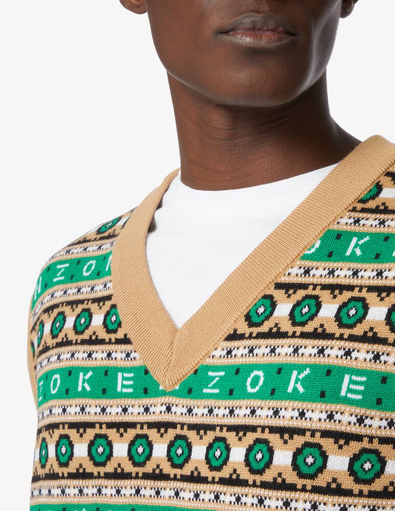 rinascente Kenzo Wool vest with logo - Multi